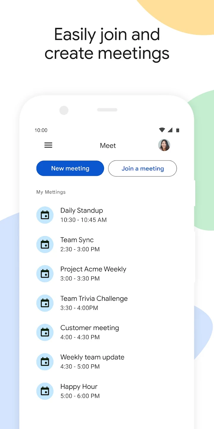 Google Meet Screenshot 1