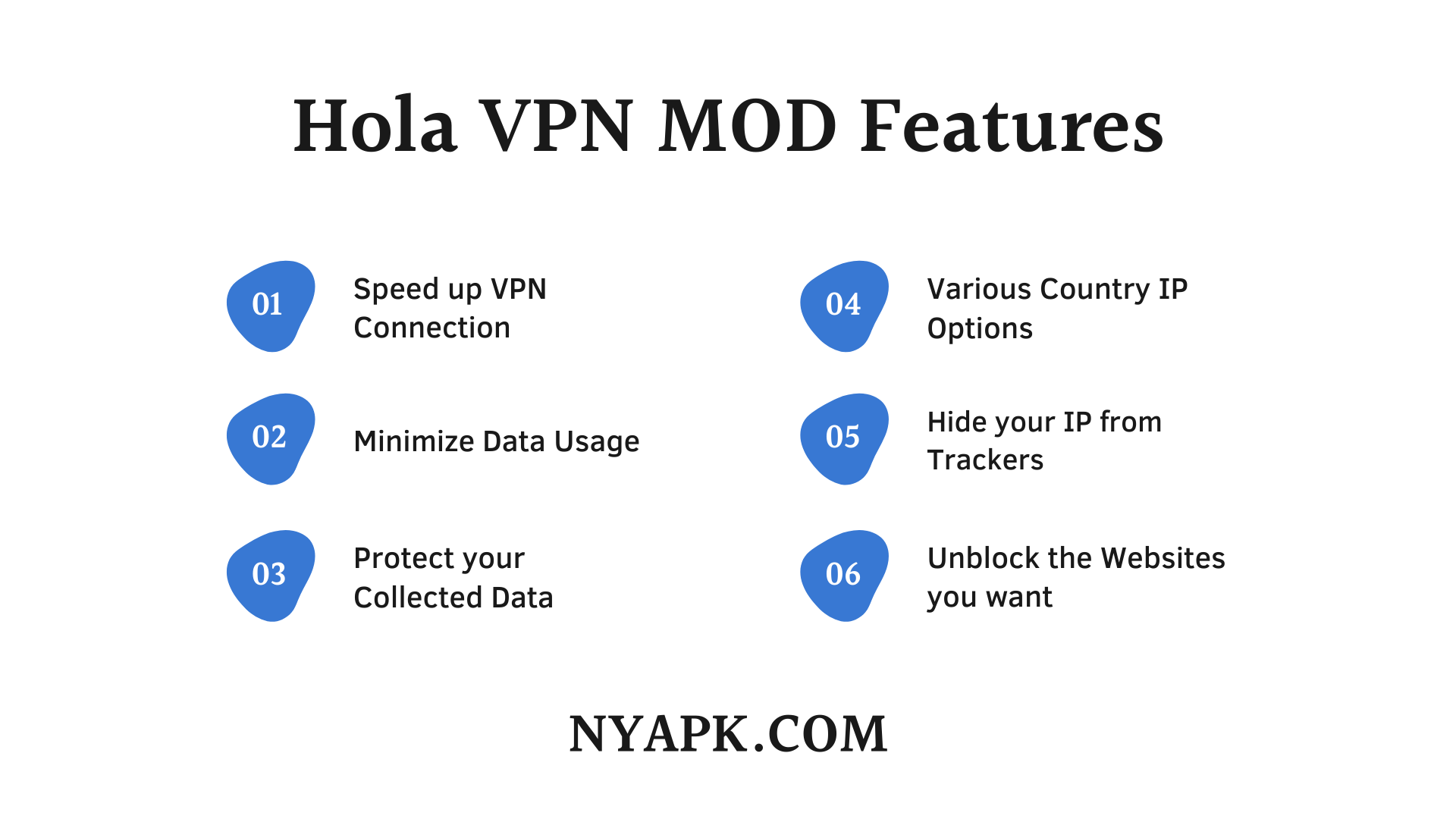 Hola VPN MOD Features