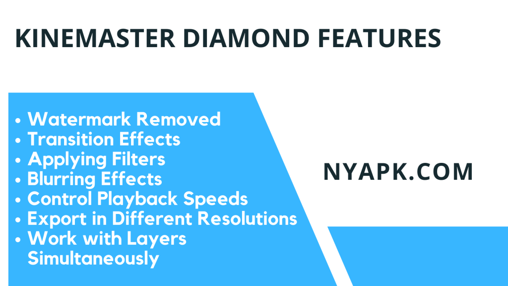 Kinemaster Diamond Features