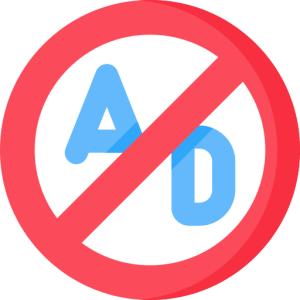 No Ads, Errors, or Bugs