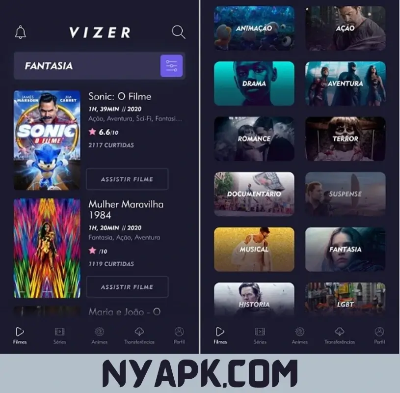 About Vizer TV Apk