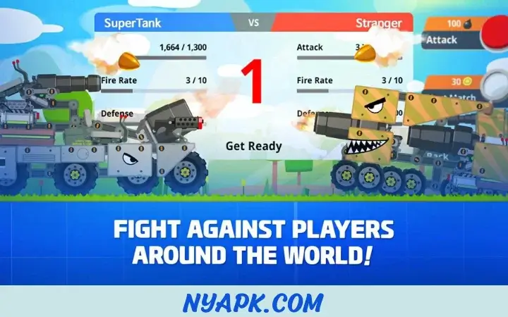 About Super Tank Rumble Mod Apk Android