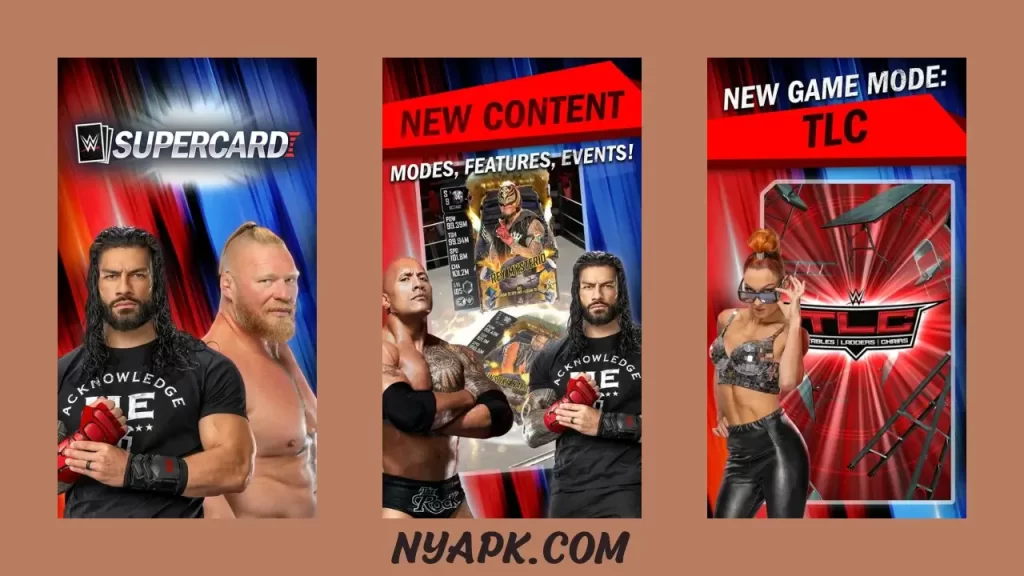 About WWE Supercard Mod Apk Android