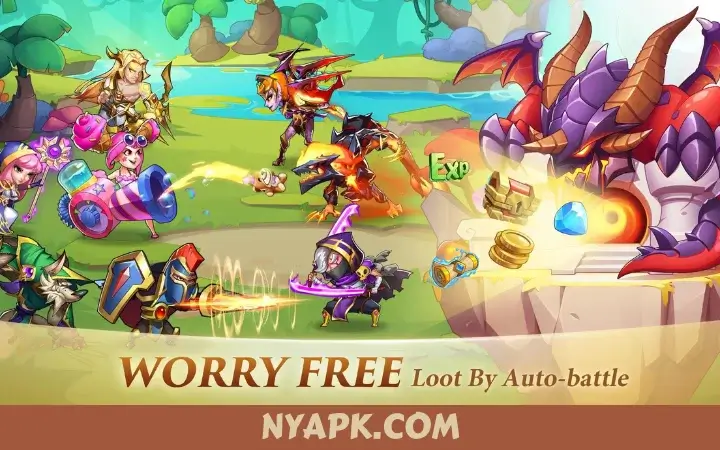 About Idle Heroes Mod Apk Android
