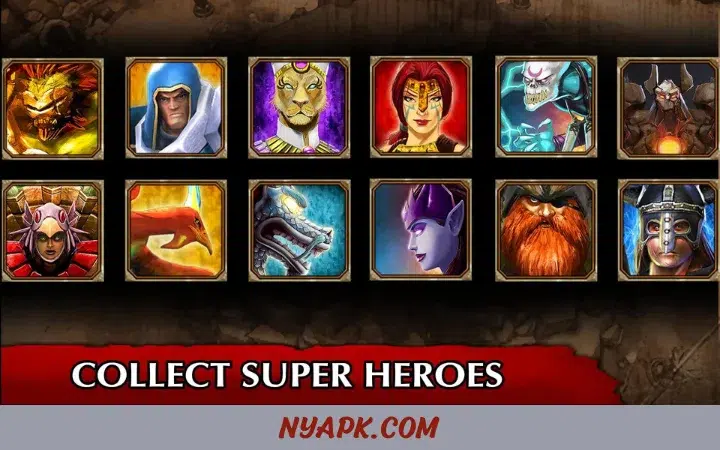 Game Play of Legendary Heroes MOD APK