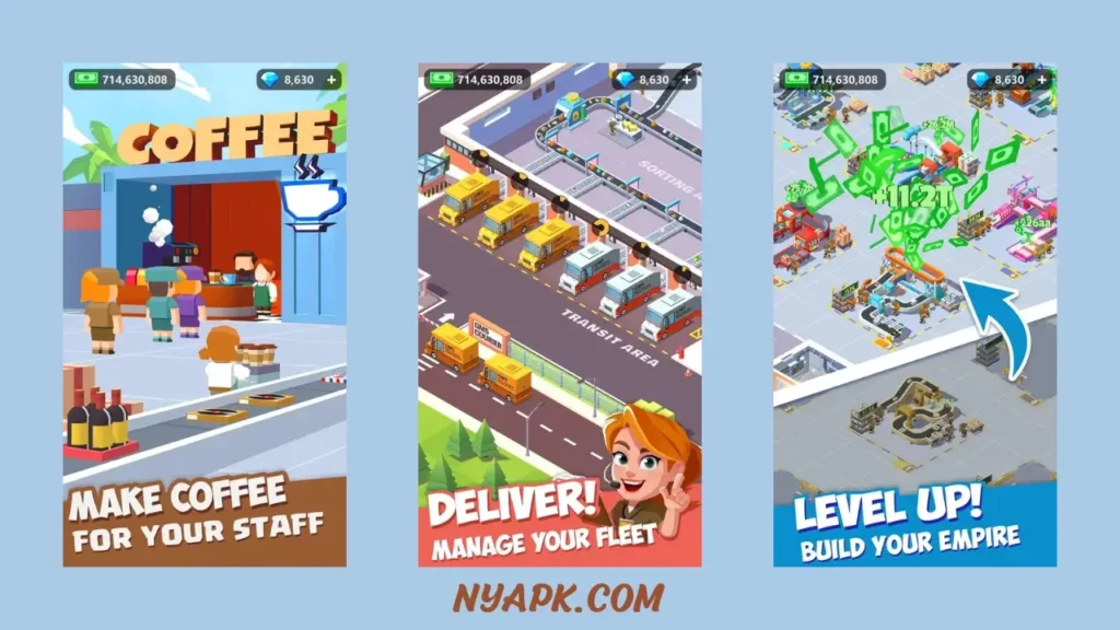 Idle Courier Tycoon Hack APK