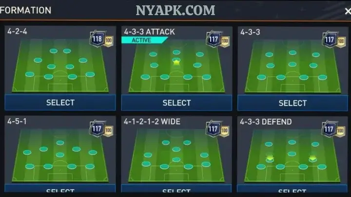 What is Meant by the Formation in Fifa Mobile