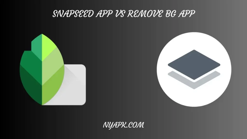 Snapseed App vs Remove BG App